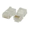 CONNETTORE RETE RJ-45 VALUELINE VLCP89304T ADATTO PER CAVO TONDO SOLID UTP CAT 6 (CONFEZIONE DA 10 PEZZI)